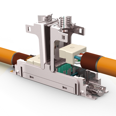 EasyLan fixLink Extender Kat.6A Verbinder geschirmt für Litze 1 Stück