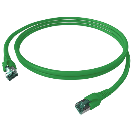 EasyLan FlexBoot Patchkabel Cat.6A geschirmt RJ45 grün