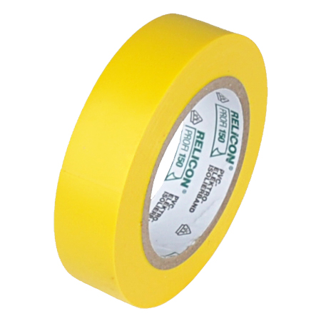 Elektro PVC Isolierband 15 mm Rolle 10 m gelb