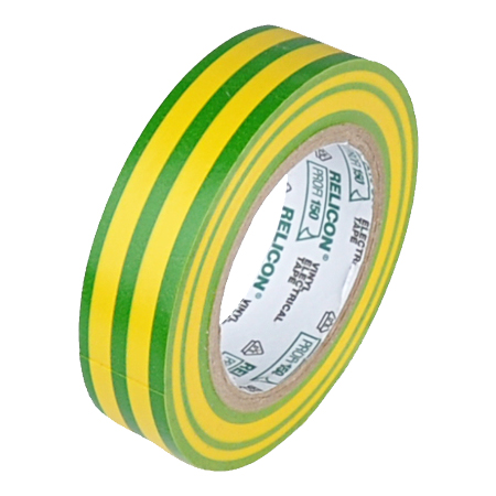 Elektro PVC Isolierband 15 mm Rolle 10 m grün/gelb