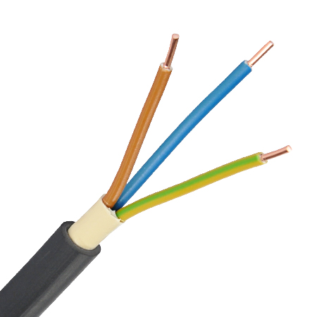 NYY-J Erdleitung Elektrokabel Kabel Installationsleitung Erdungskabel Meterware