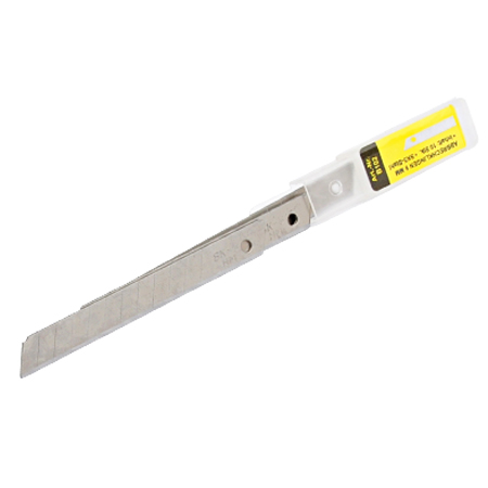 Abbrechklinge für Cuttermesser 9mm in Kunststoffröhre 10 x Ersatzklinge 