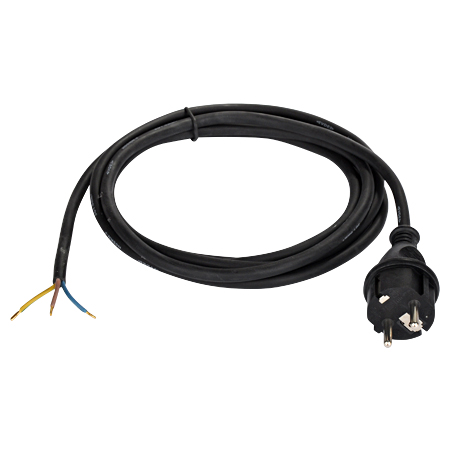 Kunststoff-Kabeltrommel, 25m Kabel, IP44 H05RR-F 3G1,5mm², schwarze  Gummileitung - »