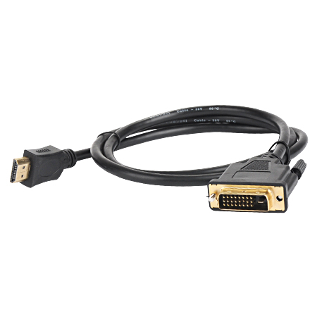 HDMI DVI-D Kabel schwarz 7,5 m