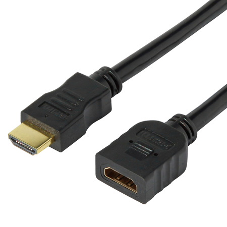 HDMI Verlängerung schwarz