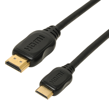 High Speed HDMI Kabel with Ethernet (A) > (C) 1,5 m