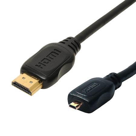 High Speed HDMI Kabel with Ethernet (A) > (D) 2,0 m