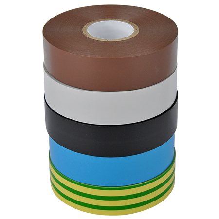 Industrie Elektro PVC Isolierband 19 mm Rolle 20 m schwarz günstig online  kaufen