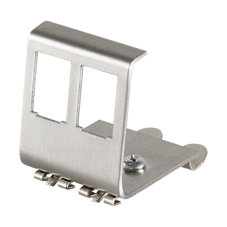 Keystone Hutschienenhalter Metall Adapter für 2 Keystone Module