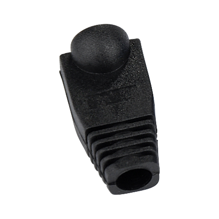 Knickschutztülle für RJ45 Netzwerkstecker 10 Stück schwarz