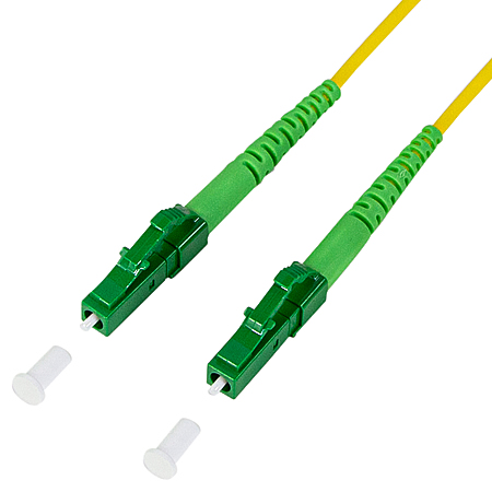 LWL Simplex Patchkabel OS2 FTTH LC/APC 8° LC/APC 8° Glasfaser HÜP APL ONT 0,5 m