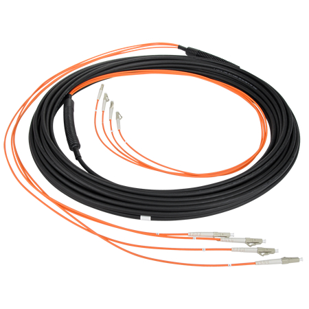 LWL Universalkabel U-DQ(ZN)BH OM3 LC/LC 4 Fasern 200 m