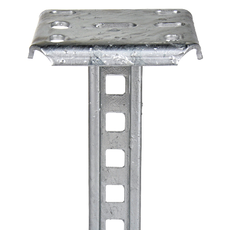 Metall Hängestiel mit C-Profil 41x21 mm für Deckenmontage 500 mm
