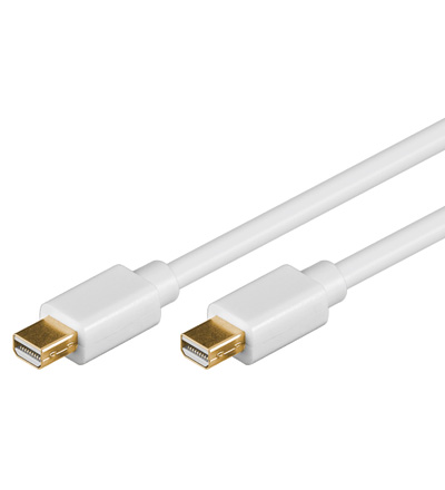 Mini DisplayPort Kabel weiß 1 m