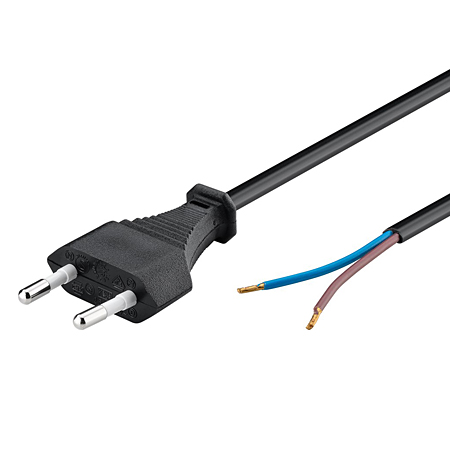 Netzkabel mit Eurostecker offenes Ende 1,5 m