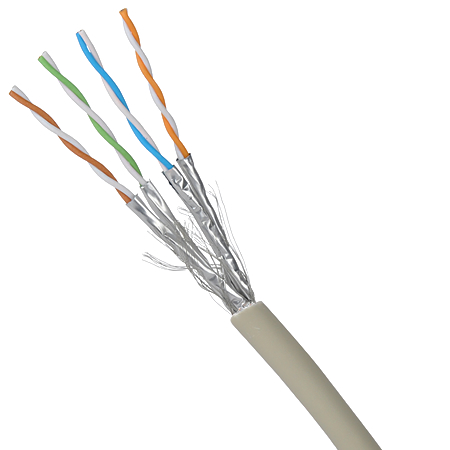 Netzwerk-Kabel Patchkabel S-FTP CAT5 e 1:1 grün 15m 