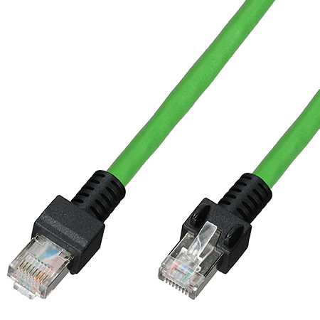 Patchkabel schleppfähig UL Cat.6a schleppkettentauglich RJ45 Industrie PUR grün