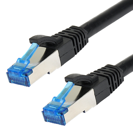 Patchkabel Superflex RJ45 LAN Kabel sehr flexibel schwarz 2 m