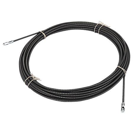 30M Kabel Einziehhilfe Kabelzieher Metall Draht Einziehband Einziehspirale 