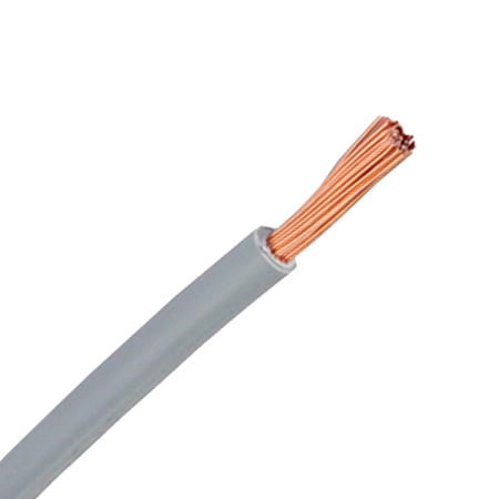 PVC Aderleitung flexibel H07V-K 1x4 mm² grau Meterware