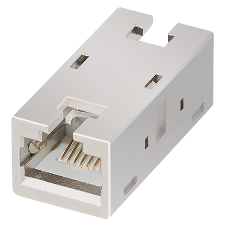RJ45 Kupplung Patchkabel Verbinder Cat.6a kompatibel mit Cat.8.1, Cat.7 LAN Kabel