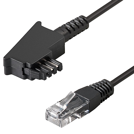 Routerkabel TAE-F auf RJ45 (8P2C) für DSL VDSL ADSL Internet Anschlusskabel 6 m