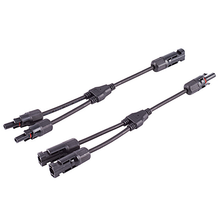 Solar Y-Kabel 6 mm² Set Verteiler Parallelschaltung T-Adapter für PV-Anlagen