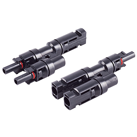 Solar Y-Stecker Verteiler Set Parallelschaltung T-Adapter Verbinder für PV-Anlagen