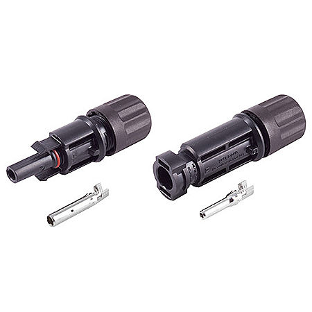 Solarstecker Set für PV Anlagen Stecker + Buchse für Solarkabel 2,5-6 mm² 100 Sets