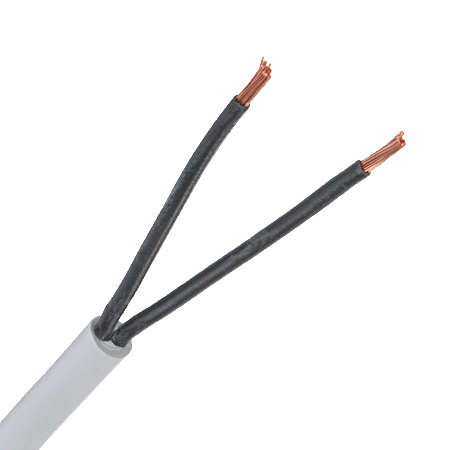 2-adriges Kabel, 2x0,75mm² auf 50M Rolle