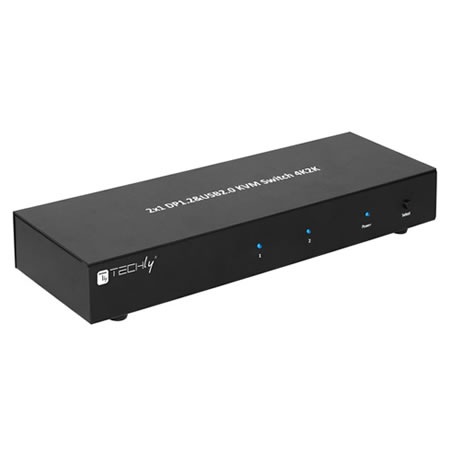 TECHly KVM-Switch DisplayPort 2-Port