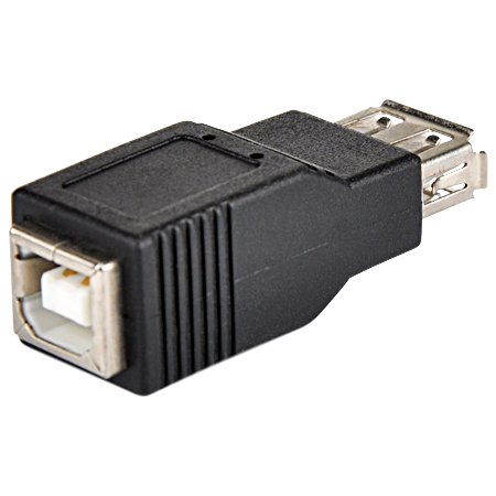 USB 2.0 Adapter A-Buchse B-Buchse schwarz