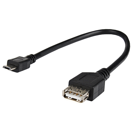 USB 2.0 Adapter A-Buchse, Micro-B-Stecker 0,2 m
