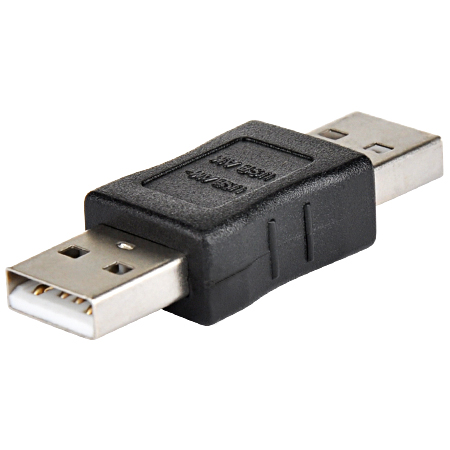 USB 2.0 Adapter A-Stecker A-Stecker schwarz