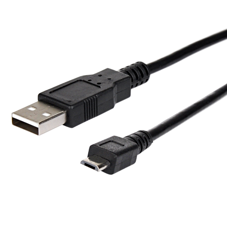 USB 2.0 Kabel A-Stecker, Micro-B-Stecker schwarz 1,8 m