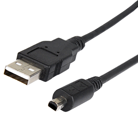 USB Anschlusskabel 2.0 A-Stecker - B-Mini 4pin Stecker