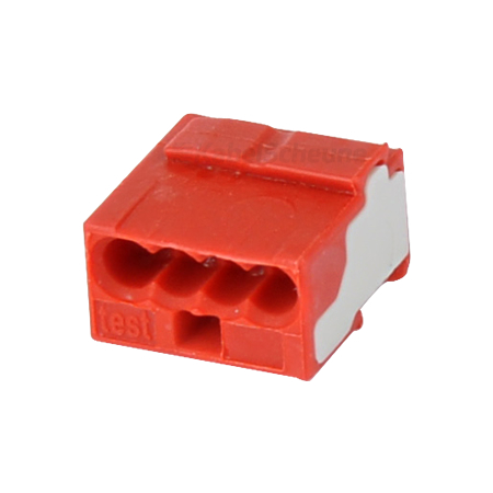 Wago Micro Steckklemme 0,6-0,8 mm rot