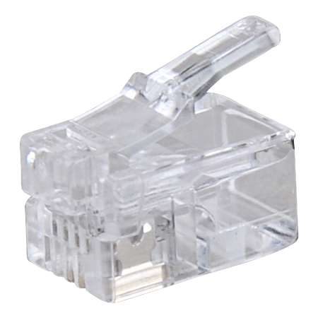 Westernstecker für Flachkabel RJ45 (8P8C)