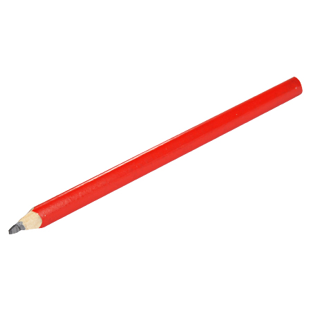 STAEDTLER 148 40 Zimmermann-Bleistift oval-achtkant, Härtegrad medium, für Strichbreiten von 1-2 mm, ungespitzt, 175 mm lang, hohe Qualität 12-Pack + Anspitzer 