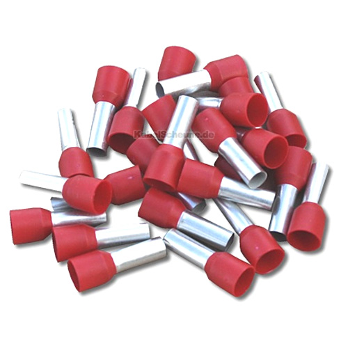 Aderendhülse 10,00 mm² rot 25 Stück