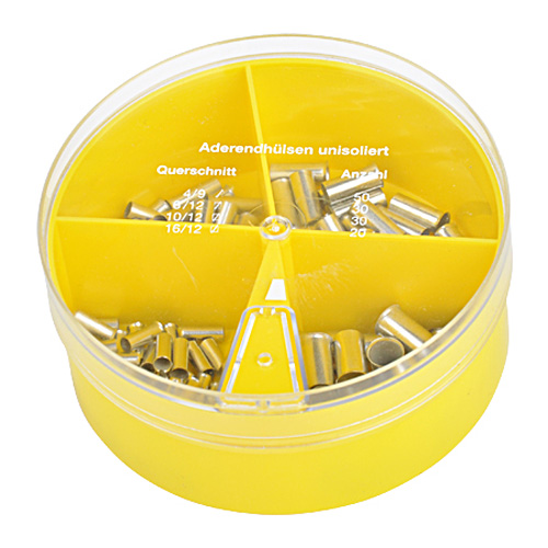 Aderendhülsen Sortiment 4-16 mm² unisoliert