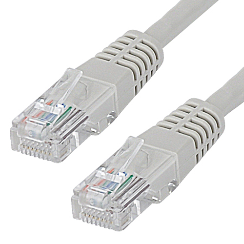 Cat.5e Patchkabel RJ45 LAN Kabel U/UTP ungeschirmt grau