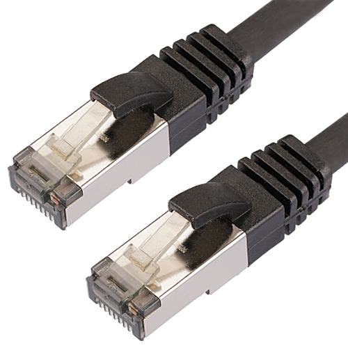 Cat.8.1 Patchkabel LAN Kabel RJ45 schwarz 2 m
