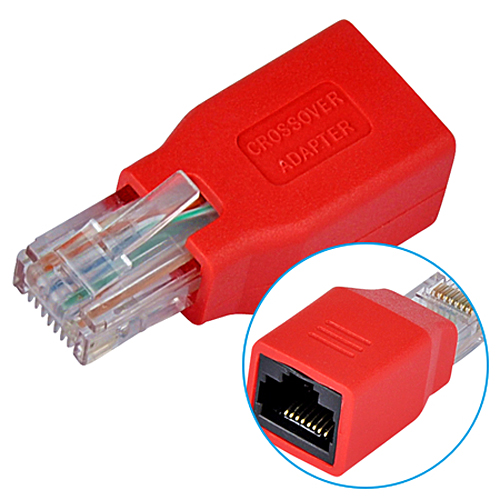 Crossover Adapter RJ45 Stecker/Buchse
