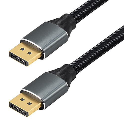 DisplayPort Kabel 2.1 mit Geflechtmantel 16K@60Hz Metallstecker