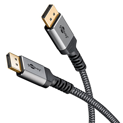 Gaming DisplayPort Kabel 2.1 16K@60Hz DSC 80 Gbit/s UHBR20 Metallstecker