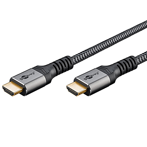 HDMI Ultra High Speed Kabel 8K@60Hz 4K@120Hz Textilmantel Metallstecker 3 m