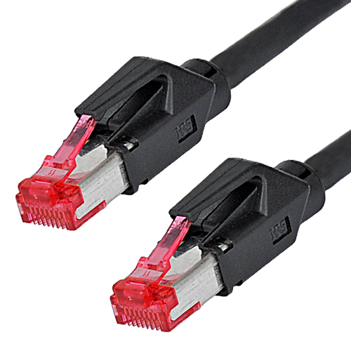 Hirose TM21 Patchkabel Draka UC900 LAN Kabel schwarz 2,5 m