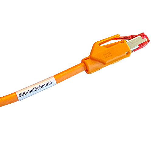 Produktbild von Kabelkennzeichnung mit individuellem Wickeletikett
