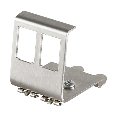 Keystone Hutschienenhalter Metall Adapter für 2 Keystone Module